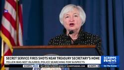 Secret Service agent fired at suspects outside of Janet Yellen's house in Washington DC News Clip