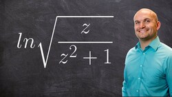 Expanding logarithmic expressions with a square root Instructional Video