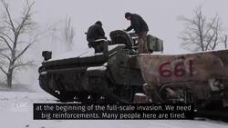 Ukrainian soldiers worn down by war against Russia News Clip