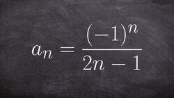 Given a sequence formula find the first four terms with alternating signs Instructional Video