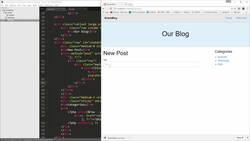 The Full Stack Web Development - Adding New Posts Instructional Video