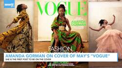 Amanda Gorman Appears On Cover Of Vogue's May Issue News Clip