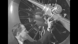 Jimmie Mattern test flies rebuilt "Century of Progress" plane before round-the-world competition News Clip