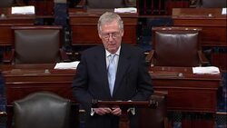 Senator McConnell argues Democrats would make opposed nominees household name Stock Footage