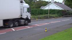 Prime Minister Sir Keir Starmer's motorcade approaches Trump Turnberry golf course News Clip