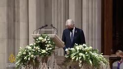 US leaders deliver tributes at Madeleine Albright's funeral News Clip