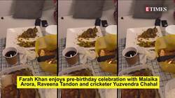 Farah Khan shares video enjoying 'special' pre-birthday lunch with friends Malaika Arora and Raveena Tandon News Clip