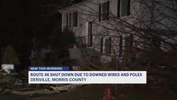 Heavy winds topples trees, downs power lines across New Jersey towns News Clip