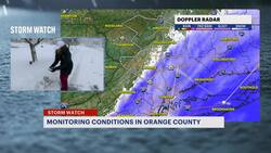 Storm Watch: Storm dumps nearly a foot of snow on Orange County News Clip