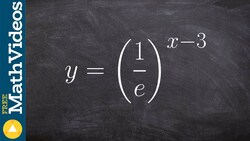 Take the derivative of exponential with negative power Instructional Video