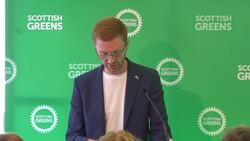 Ross Greer speaks after being elected new co-leader of the Scottish Green Party News Clip