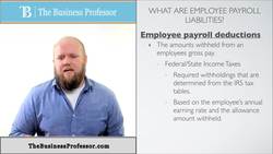 Accounting for Employee Payroll Deducations - Accounting Instructional Video