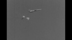 USAF launches new intercontinental guided missile called "The Snark" from Cape Canaveral, FL News Clip