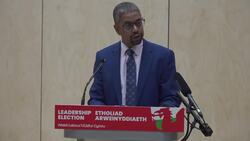 Full: Vaugh Gething delivers a speech after he was elected as the next Welsh Labour leader News Clip