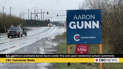 Conservative candidate Aaron Gunn under fire over residential school comments News Clip