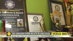 Kashmiri teen breaks Guinness World Record in Origami on third attempt News Clip