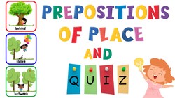 Prepositions Of Place And Quiz | Prepositions For Kids | ESL Games | 4K Instructional Video