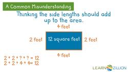 Finding the Missing Side Length of a Rectangle Instructional Video
