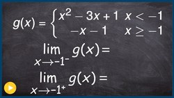 How to find the limits of a piecewise function by graphing first Instructional Video