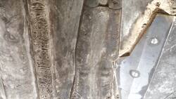 Egypt, Dendara Temple - Room with Zodiac Stock Footage