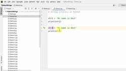 The Complete Python Course - String Literals Instructional Video