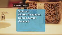 How to Prevent Shiny Skin Instructional Video