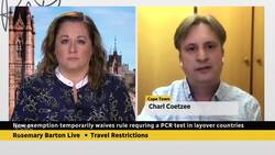 Canadian stranded in Cape Town says it has been a 'nerve-racking roller-coaster' trying to get home News Clip