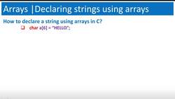Learn and Master C Programming - Character Arrays versus Strings Instructional Video