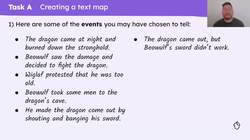 Retelling the story of 'Beowulf and the dragon' Instructional Video