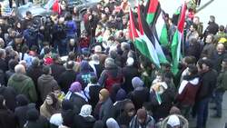 Palestinians protest against Trump Mideast plan Instructional Video