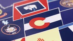 Colorado from USA States Stock Footage