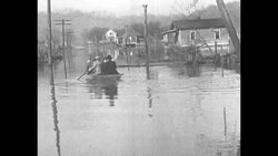 1932 Cumberland River flood in Kentucky News Clip