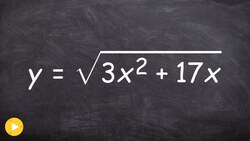 How to use the chain rule with a square root Instructional Video