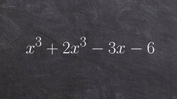 Learn how to factor a polynomial using the grouping technique Instructional Video