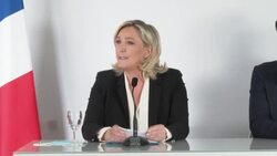 CLEAN : France's Le Pen slams education minister over controversial Ibiza trip News Clip