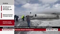 15 injured, 3 critically, after passenger plane flips in Toronto News Clip