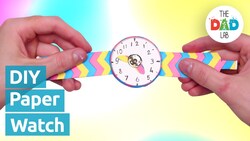 DIY Craft: How to Make a Watch Out of a Paper Cup Instructional Video