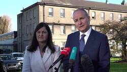 Tanaiste Micheal Martin gives media update after visit to school in Ballyfermot - full version News Clip