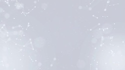 Abstract Low poly Molecule And Communication white bright technology Connection Communication social mesh Network polygonal background. soft cleans professional business presentation motion Stock Footage