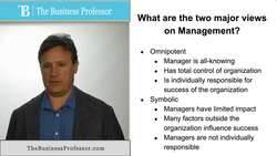 Major Views of Managers Instructional Video