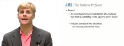 Understanding Intentional Tort and Fraud Instructional Video