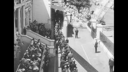 British Queen Elizabeth II and her husband Prince Philip, Duke of Edinburgh, in Sydney during their visit to Australia News Clip