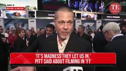 Brad Pitt Throws SHADE At Tom Cruise At 'F1' Premiere: 'He's Off His Meds' News Clip