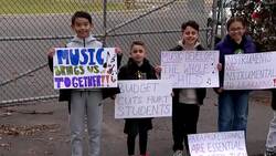 Stamford school staff members stage 'walk-ins' in response to potential budget impacts News Clip