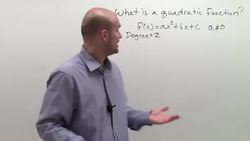 What is a quadratic function Instructional Video
