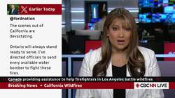 Canada providing assistance to help firefighters in Los Angeles battle wildfires News Clip