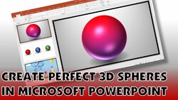 Creating Perfect Spheres in Microsoft PowerPoint Instructional Video