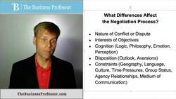 Differences that Affect the Negotiation Process Instructional Video