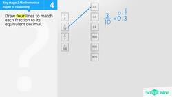 Matching Fractions to Equivalent Decimals Instructional Video
