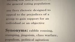 Demagoguery Definition Stock Footage